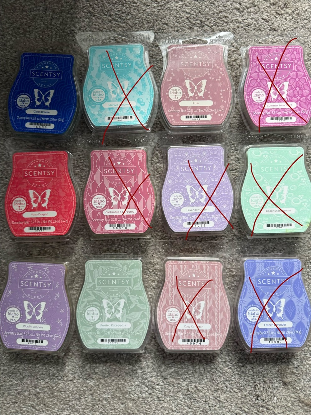 Scentsy Assorted Wax Melt Collection -